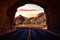 Middle of the road view of a scenic route in American Canyons Mountain Landscape