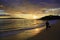 Middleage woman at makena beach