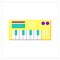 MIDI keyboard flat icon