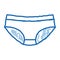 Midi Pants Icon Vector Outline Illustration