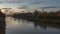 The Midland Canal in Hannover at evening.