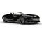Midnight black modern convertible concept car - beauty shot