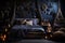 Midnight Blue Haunting: Sophisticated Spooky Soiree