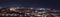 Midnight panorama of the city