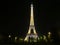 Midnight in Paris - The Eiffel Tower glows in the dark