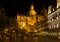 Midnight view of Segovia Cathedral