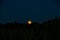 Midsummer moon rising