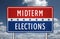 Midterm Elections in the United States - roadsign illustration