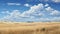 Midwest Grassland: A Wyeth-inspired Steppe Painting