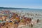 Miedzyzdroje-Poland - crowded beach in summer