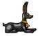 Mighty Egyptian Anubis Statue