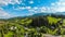 Mighty mountains in Ukraine. Summer Chornohora mountain ridge