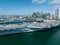Mighty USS Midway - an aircraft carrier of the United States Navy, the lead ship of its class.
