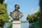 Mihai Eminescu statue in Herastrau park Bucharest Romania