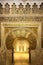 The Mihrab in Mosque of Cordoba (La Mezquita), Spain, Europe