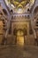 The mihrab and part of the dome in Cordoba`s cathedral