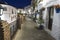 Mijas street at night. Costa del Sol. Andalusia.