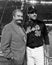 Mike Piazza and LeRoy Neiman