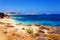 Mikri Vigla beach on Naxos island