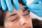 Mikrobleyding Eyebrows Workflow In A Beauty Salon