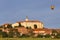 Mikulov Castle with balloon