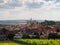 Mikulov town, view of historic centre of czech town Mikulov, South Moravia