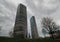 MILAN, 15 April 2018. Isosaki and Hadid tower in new area City Life, Milan, Lombardy, Italy.