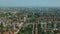 Milan, aerial view of the streets