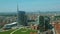 Milan animated illustration aerial view of Business District