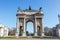 Milan Arco Della Pace Milano peace triumphal arch gate travel traveling town in Italy