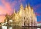 Milan cathedral dome