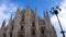 Milan cathedral Duomo di Milano on a beautiful day, Milan, Italy