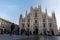 Milan Cathedral Duomo Outdoors Place Italy December Christmas De