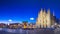 Milan Cathedral, Piazza del Duomo at night, Italy