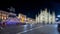 Milan Cathedral, Piazza del Duomo at night, Italy
