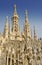 Milan Cathedral roof and Madonnina