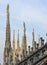 Milan Cathedral roof statues