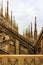 Milan Cathedral striking rooftop baroque decortaion Italy