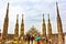 Milan Cathedral striking rooftop baroque decortaion Italy