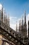 Milan Duomo statues rows