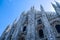 Milan - External view of Milan Cathedral (Duomo di Milano) from the Piazza del Duomo