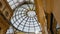 Milan Galleria Vittorio Emanuele II, beautiful interior, vertical panorama