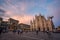 Milan, Italy - 14.08.2018: Milan Cathedral, Duomo di Milano, Italy, one of the largest churches in the world. Evening