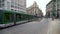 Milan, Italy - 14.08.2018: public transport tram in the city of Milan