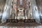 Milan, Italy - 25.06.2018: Interior of the Duomo di Milano Dome