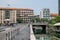 Milan, Italy - 30 June 2019: View of Darsena - Navigli