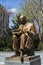 Milan, Italy, Europe, Indro Montanelli, monument, bronze, sculpture, journalist, journalism, Indro Montanelli public gardens