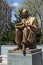 Milan, Italy, Europe, Indro Montanelli, monument, bronze, sculpture, journalist, journalism, Indro Montanelli public gardens