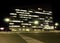 MILAN, ITALY - JANUARY18, 2018: Milan Lombardy, Italy: modern square,office buildings and lights in the new Portello area.