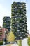 MILAN, ITALY - JULY 19, 2017: Bosco Verticale, vertical forest apartment buildings in the Porta Nuova area of the city of Milan, I